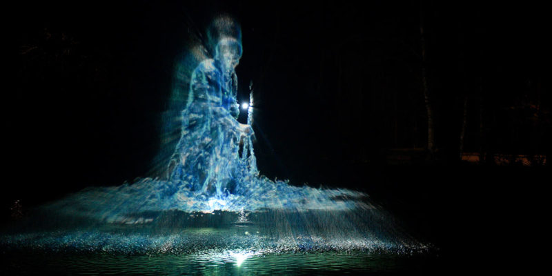 Eyal Gever mit dem Waterdancer auf der lichtsicht